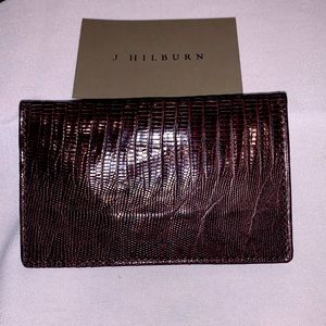 J. Hilburn Lizard Bifold Card Case